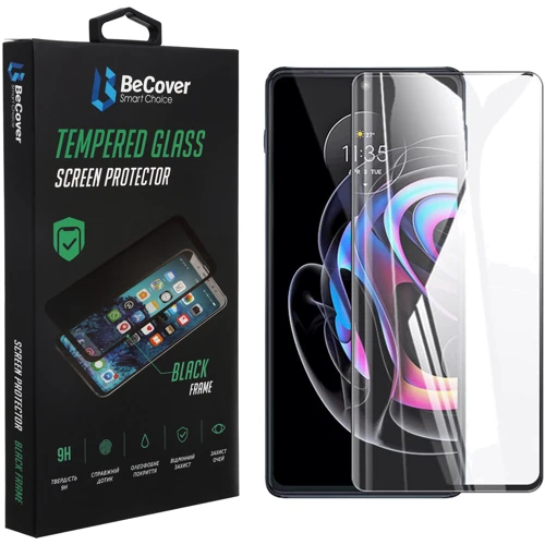 Аксессуар для смартфона BeCover Tempered Glass Black for Motorola Moto Edge 20 Lite (706898): undefined undefined