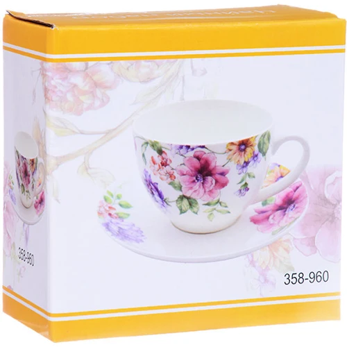 Чашка с блюдцем Lefard для чая 2 пр. (358-960): Тип Чашка с блюдцем