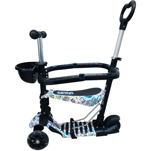 Дитячий самокат X-TREME KS-705-5W KITTY чорний