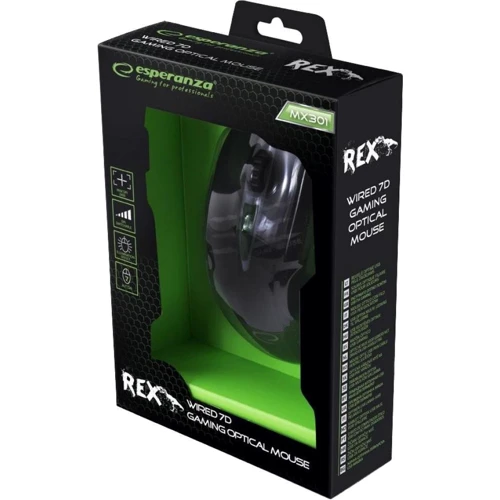 Мышь Esperanza MX301 Rex (EGM301): Длина кабеля 2 м