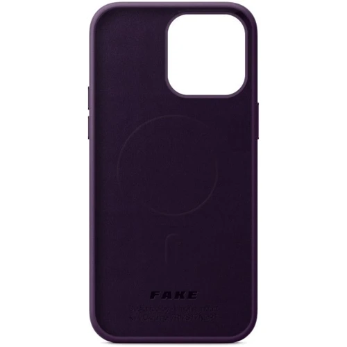 Чохол для iPhone ArmorStandart FAKE Leather Case Dark Cherry для iPhone 13 Pro (ARM61375): Матеріали искусственная кожа