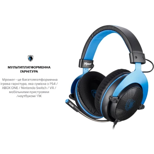 Навушники Sades SA-723 Mpower Blue/Black (sa723blj) фото 4