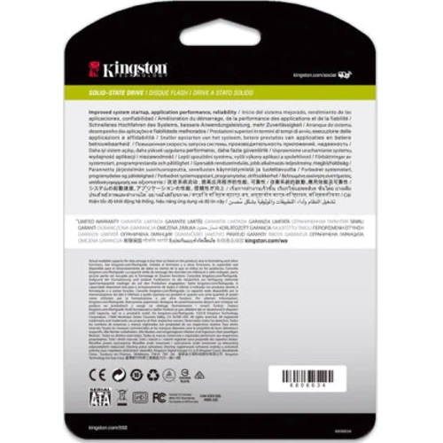 Kingston DC500M 480 GB (SEDC500M/480G): Обсяг 480 ГБ
