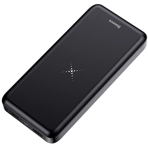 Внешний аккумулятор Baseus Power Bank 10000mAh Wireless Charger M36 Black (PPALL-M3601): Встроенный кабель нет