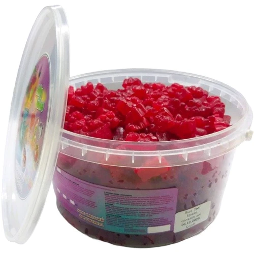 Вишневый желейный мармелад Jelly Juice Funny Bears с натуральным соком 1 кг (4820175571916): Условия хранения Хранить при температуре от 5°C до 25°C и относительной влажности воздуха не более 75%. Продукт не должен подвергаться попаданию прямых солнечных лучей