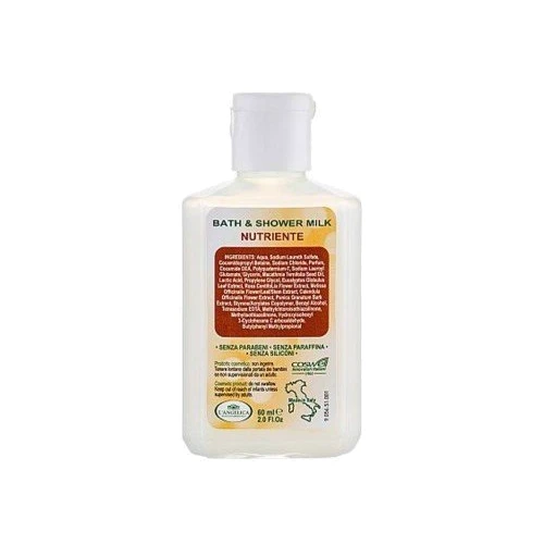 L'Angelica Питательный гель-молочко для душа и ванны с маслом макадамии 60 ml: Назначение Питание