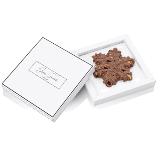 Шоколад молочный Laviva Chocolate Milk chocolate "Milk Snowflake" 33.6 % "Снежинка" 80 г (UA-0022)
