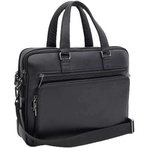 Мужская сумка мессенджер А4 Ricco Grande черная (K17564-3bl-black)