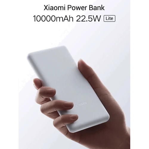 Зовнішній акумулятор Xiaomi Power Bank 10000mAh Lite 22.5W Gray (BHR9350GL): Ємність батареї, мАг 10000