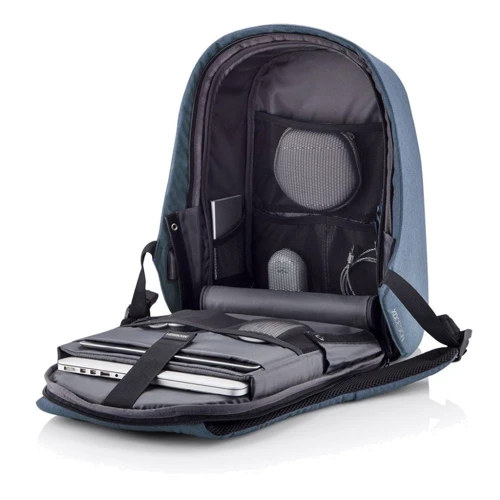 Рюкзак антивор XD Design Bobby Hero Small голубой (P705.709): Фактура Тканая, Матовая