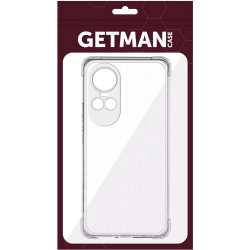 Чехол для телефонов TPU Case GETMAN Ease logo Full Camera Transparent for Oppo Reno 10 / 10 Pro: Тип накладка на заднюю часть
