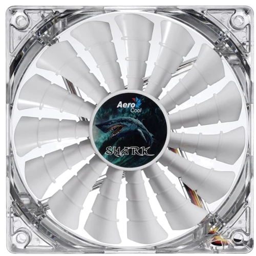 Кулер Aerocool Shark Fan 120мм (Great White) LED Retail