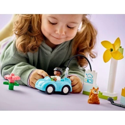 Конструктор LEGO Duplo Ветровая турбина и электромобиль (10985) фото 5