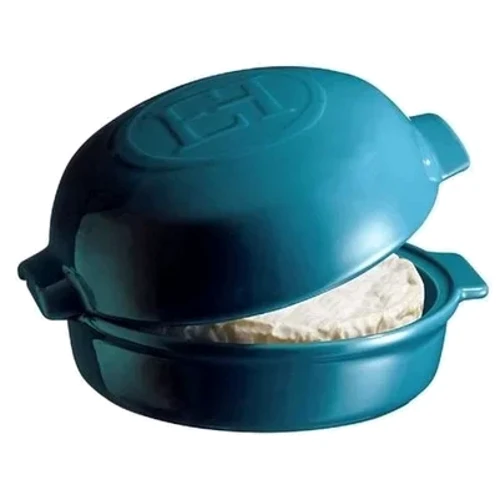 Форма для запікання сиру Emile Henry Cheese Baker 19.5х17.5см синя (608417): Матеріал Керамика