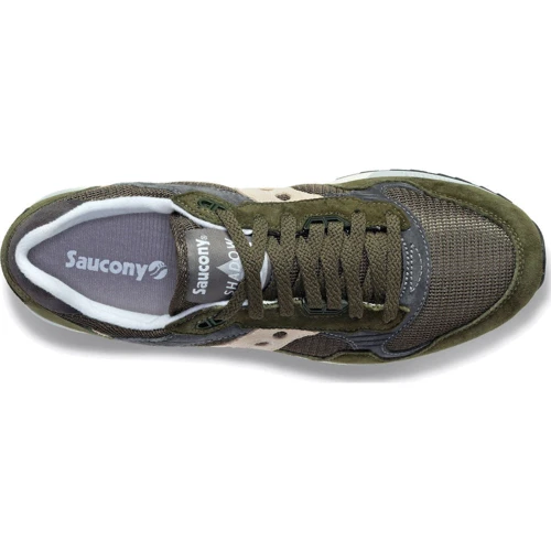 Кроссовки Saucony Shadow 5000 (70665-22s) 39 (7) зеленые натуральная замша демисезон: Вид Кроссовки