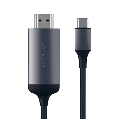 Кабель Satechi Cable USB-C to HDMI 4K 1.8m Space Grey (ST-CHDMIM)