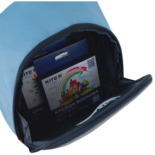 Рюкзак детский Kite K25-538XXS Kids 538 Hungry Shark: Спинка Мягкая (без ребер жесткости)