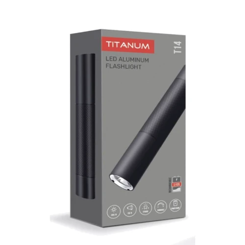 Фонарь туристический TITANUM 300Lm 5000K Blac (TLF-T14B): Тип Ручной