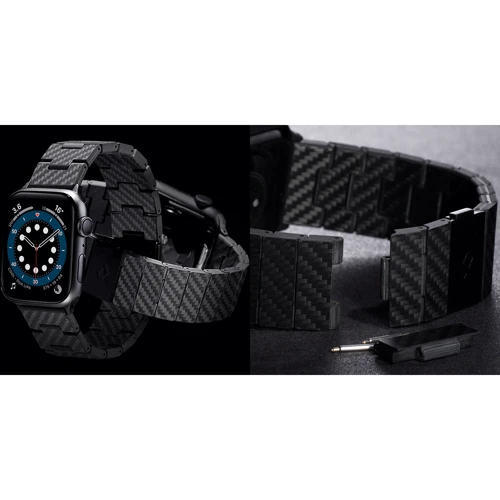 Аксессуар для Watch Pitaka Modern Carbon Fiber Black/Grey (AWB1003) for Apple Watch 42/44/45/49mm: Тип аксессуара ремешок