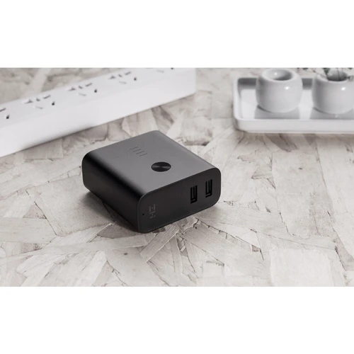 Зарядное устройство Xiaomi ZMI USB Wall Charger 2xUSB 3A + Power Bank 5200mAh Black (APB01A) фото 5