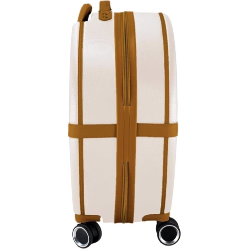 Чемодан Semi Line 24" (M) Ecru/Brown бежевий/коричневый (T5670-3): Фактура Матовая