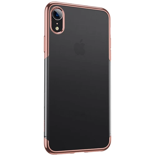 Чехол для iPhone Baseus Shining Gold (ARAPIPH61-MD0V) for iPhone XR: Материалы силикон