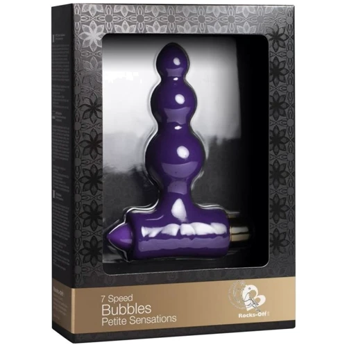 Анальный вибратор Rocks Off Petite Sensations - Bubbles Purple