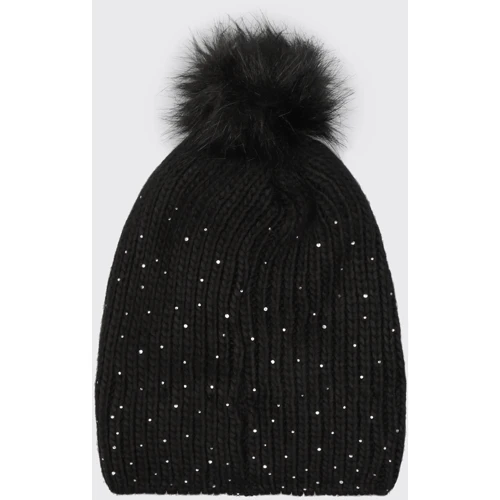 Женская шапка CMP Woman Knitted Hat черная UNI (5505402-U901)
