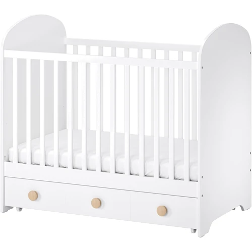 Кровать с ящиком ІКЕА GONATT 60х120 см белый (304.670.92)