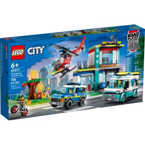 Конструктор LEGO Headquarters of rescue vehicles Центр управління рятувальним транспортом (60371)