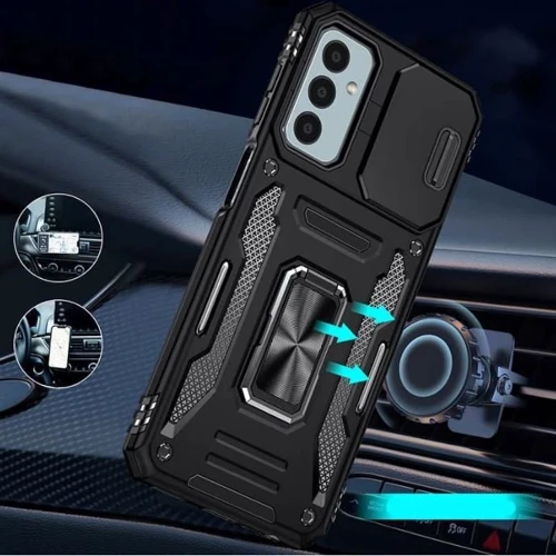 Чохол для телефона Mobile Case Camshield Army Ring Black для Samsung A266 Galaxy A26 5G: Сумісність Samsung A266 Galaxy A26 5G