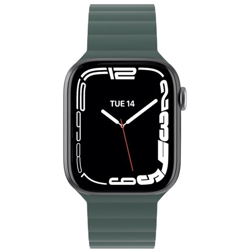 Аксессуар для Watch Switcheasy Skin Silicone Magnetic Watch Band Pine Green (MAW245078PG22) for Apple Watch 42/44/45/49mm: Совместимость Apple Watch 49mm, Apple Watch 45mm, Apple Watch 44mm, Apple Watch 42mm