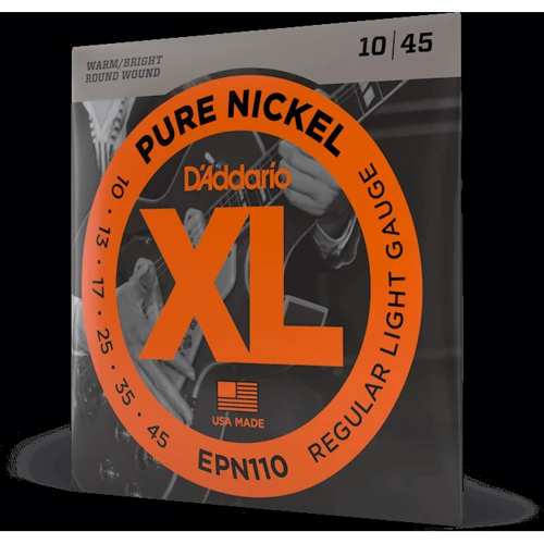 Струна для гітар Струни для електрогітари D&ADDARIO EPN110: В комплекті Набір з 6 струн
