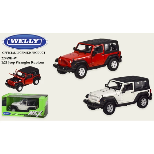 Машина металлическая Welly JEEP WRANGLER RUBICON (22489H-W)