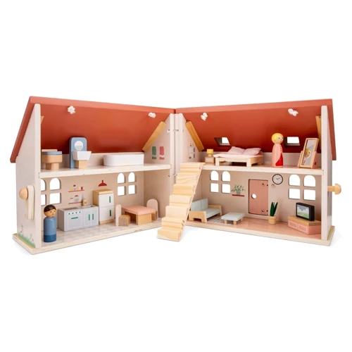 Ігровий набір New Classic Toys Ляльковий будиночок з розкладними меблями (10735): Виробник New Classic Toys