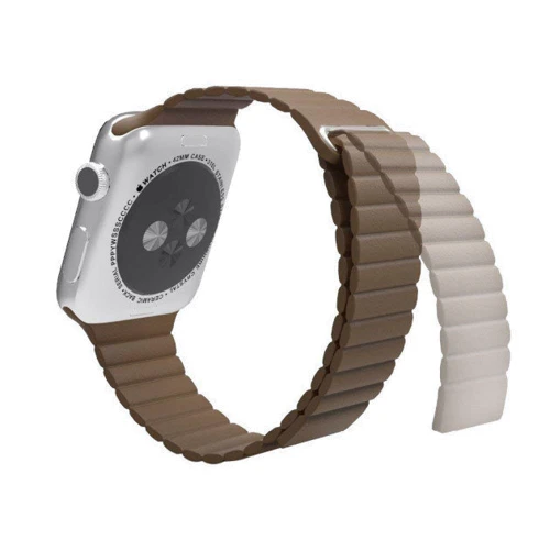 Аксессуар для Watch Fashion Leather Loop Band Brown for Apple Watch 38/40/41mm: Тип аксессуара ремешок