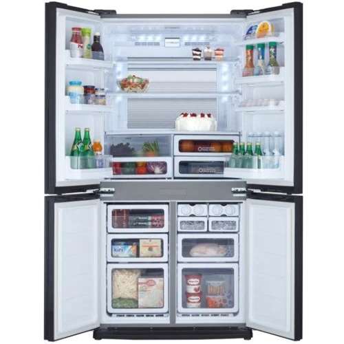 Холодильник Side-by-Side Sharp SJ-EX820PSL: Размеры ВxШxГ, см 183x89x77
