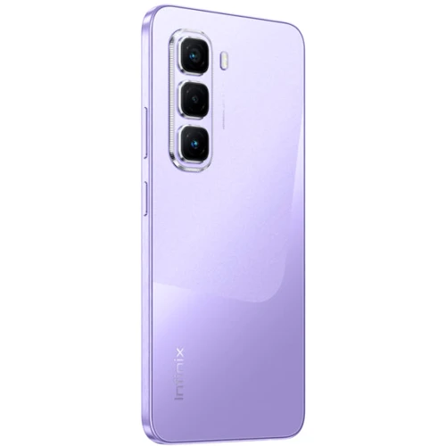 Смартфон Infinix Hot 50 Pro 8/256Gb NFC Dreamy Purple (UA UCRF): Камера Тройная 50 МП (f/1.6) + 2 МП (f/2.4) + 2 МП / Quad-LED вспышка / HDR / Панорама / Фронтальная 8 МП (f/2.0) + фронтальная LED вспышка