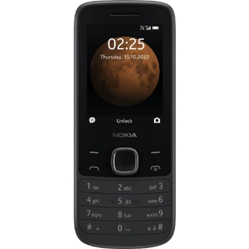 Мобильный телефон Nokia 225 4G Dual Black TA-1276 (UA UCRF): Дисплей 2.4 TFT (240 x 320) 167 ppi