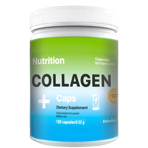 Аминокислота для спорта EntherMeal Collagen+ 120 Capsules