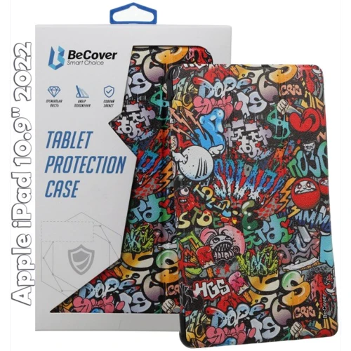 Аксессуар для iPad BeCover Smart Case Graffiti for iPad 10.9 (2022 / 2024) / iPad 11 2025 (709198)