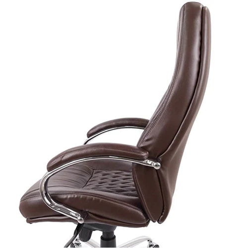 Крісло АКЛАС Луїзіана MB (GB-242CC) шкіра LC-K Коричневе (00086891): Матеріал корпусу Пластик, Металл, Дерево