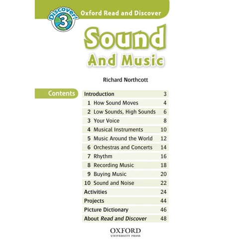 Oxford Read and Discover 3: Sound and Music: Обложка Мягкая