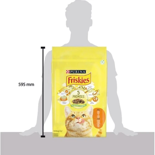 Сухой корм для кошек Friskies со вкусом курицы и овощей 10 кг (5997204505101): Возраст Взрослые