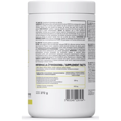 OstroVit Supreme Capsules HMB 750 мг 300 капсул: Тип HMB