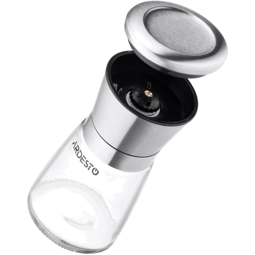 Набор для специй Ardesto Gemini Мельница для соли и перца нержавеющая сталь 180 мл (AR2101SS)