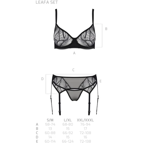 Комплект ECO Passion LEAFA SET black L/X