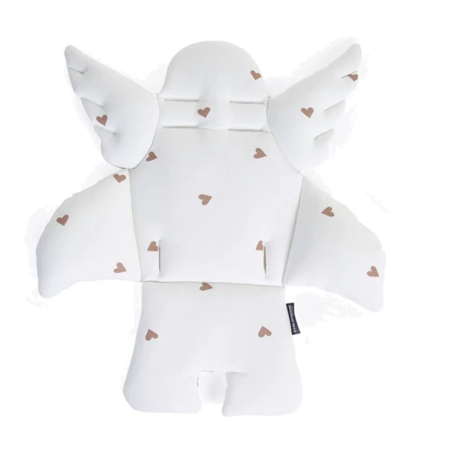 Универсальная подушка к стулу для кормления Childhome angel/hearts (CCASCJOH)