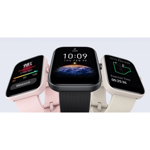 Смарт-часы Amazfit Bip 3 Pro Cream: Фитнес-функции Умный будильник, Подсчет калорий, Шагомер, Пульсометр, Пульсоксиметр