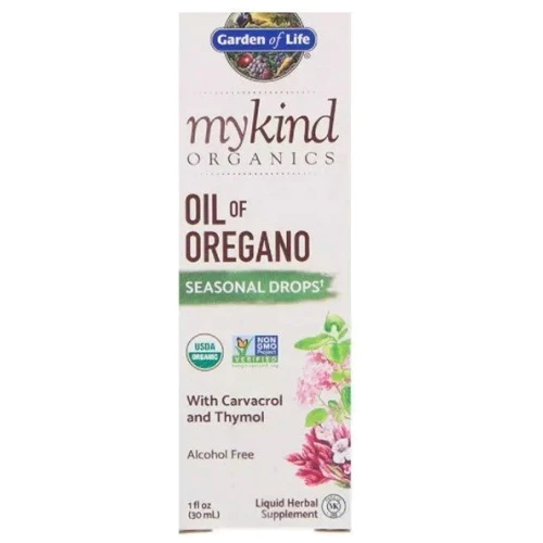 Garden of Life MyKind Organics Олія Орегано Сезонні Краплі 1 рідка унція 30 мл: Форма випуску Жидкость